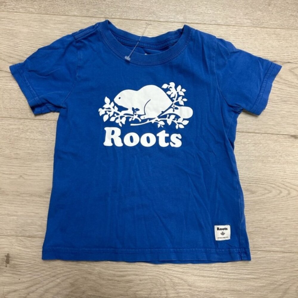 Roots Blue Kids T Shirt